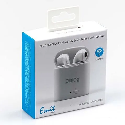 Наушники Dialog ES-15BT (белый)
