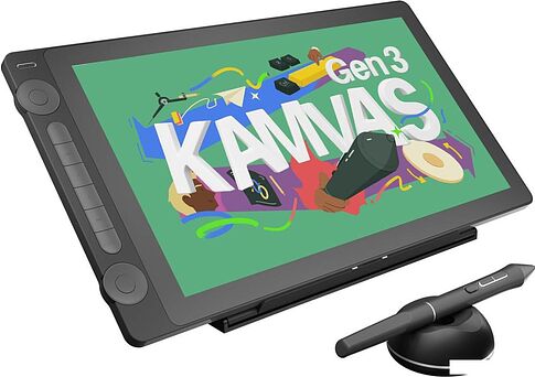 Графический монитор Huion Kamvas 16 Gen 3 GS1563 (черный)