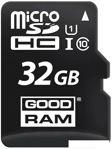 Карта памяти GOODRAM M1AA microSDHC M1AA-0320R12 32GB (с адаптером)
