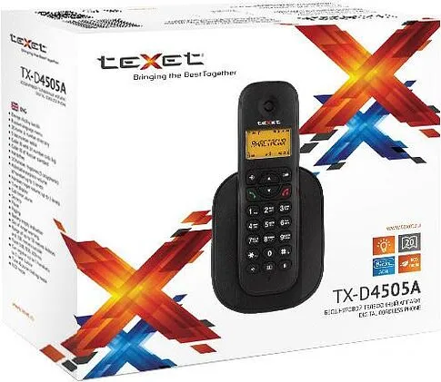 Радиотелефон TeXet TX-D4505A (черный)