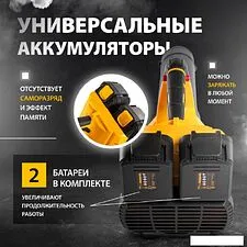 Ручная воздуходувка Denzel RB180-36 59610 (с 2-мя АКБ)