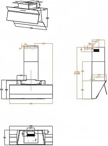 Кухонная вытяжка Haier HVX-W992GBA