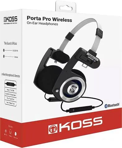 Наушники с микрофоном KOSS Porta Pro Wireless