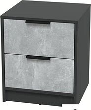 Комоды, тумбы Интерлиния Концепт КТ-ТК1-57 (бетон/антрацит)