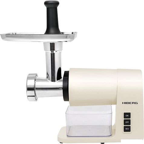 Мясорубка Hiberg MG 990 BS (бежевый)