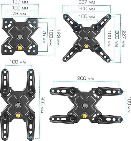 Кронштейн для телевизора Arm Media Mars-7 (черный)