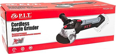 Угловая шлифмашина P.I.T PWS20H-125C (без АКБ)