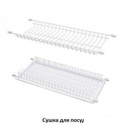 Готовая кухня Интерлиния Мила Деко 1.68x3.2 левая (мята-мята-травертин серый)