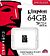 Карта памяти Kingston Industrial microSDHC SDCIT2/64GBSP 64GB
