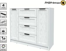 Тумба Интерлиния Концепт Тренд КТ-Т120 (белый платинум/дуб полярный)