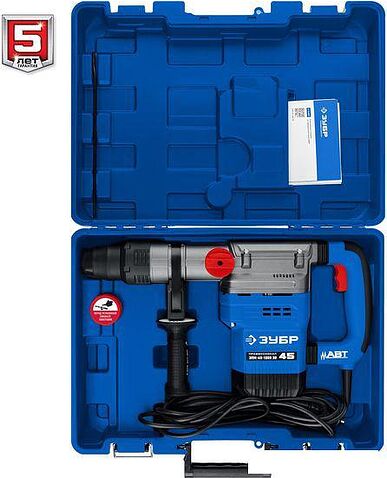 Перфоратор Зубр Профессионал ЗПМ-45-1350 ЭВ