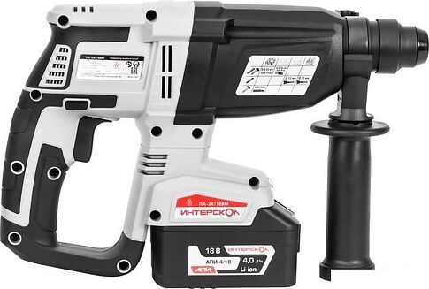 Перфоратор Интерскол ПА-24/18ВM (с 1-им АКБ 4 Ач, кейс)