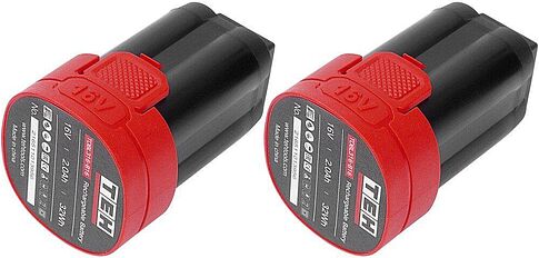 Дрель-шуруповерт TEH TDBL316-2B (с 2-мя АКБ, кейс)