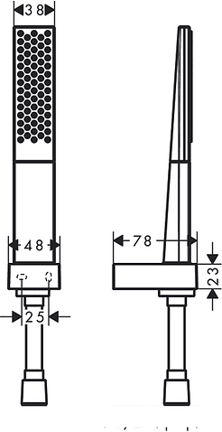 Душевой гарнитур Hansgrohe Rainfinity 100 1jet 26856000