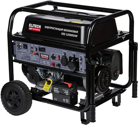 Бензиновый генератор ELITECH GES 12500ЕAW