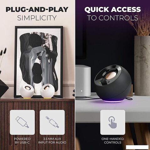 Акустика Creative Pebble SE (черный)