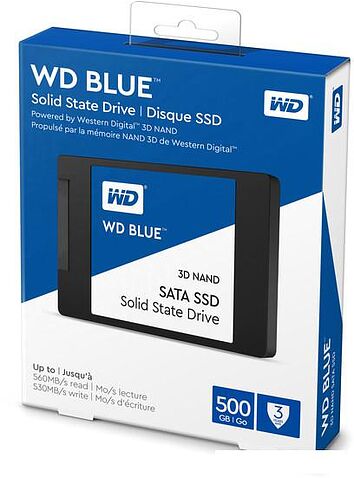 SSD WD Blue 3D NAND 500GB WDS500G2B0A