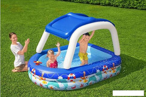 Надувной бассейн Bestway Морской капитан 54370 (213х155х132)