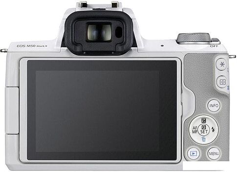 Беззеркальный фотоаппарат Canon EOS M50 Mark II Kit EF-M 15-45mm f/3.5-6.3 IS STM (белый)