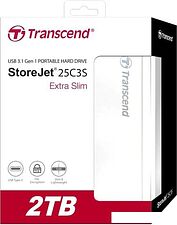 Внешний накопитель Transcend StoreJet 25C3S TS2TSJ25C3S 2TB Внешний накопитель Transcend StoreJet 25C3S TS2TSJ25C3S 2TB