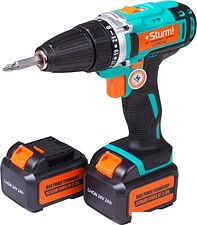 Дрель-шуруповерт Sturm CD3224L (с 2-мя АКБ, кейс) Дрель-шуруповерт Sturm CD3224L (с 2-мя АКБ, кейс)