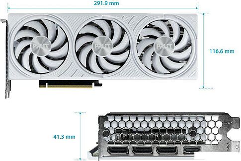 Видеокарта Palit GeForce RTX 5070 White OC NE75070U19K9-GB2050W
