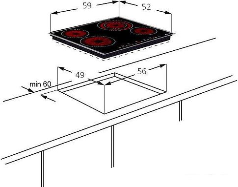 Варочная панель Monsher MKFC 645