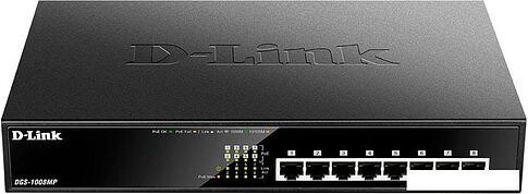 Коммутатор D-Link DGS-1008MP/B1A