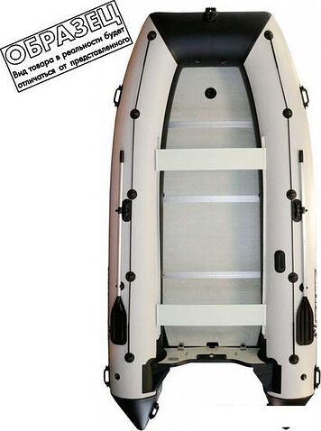 Моторно-гребная лодка Polar Bird Eagle PB-420E ПБ17 стеклокомпозит (черный/желтый)