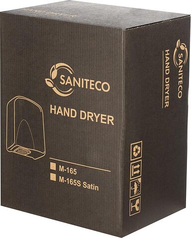 Сушилка для рук Saniteco M-165S (1650W, матовый)