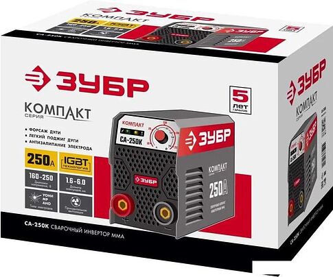 Сварочный инвертор Зубр Мастер СА-250К