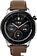 Умные часы Amazfit GTR 4 (серебристый, с коричневым кожаным ремешком)