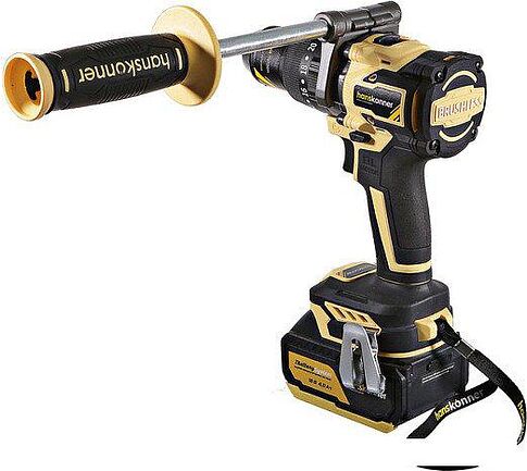 Ударная дрель-шуруповерт Hanskonner HCD18165BLI (с 2-мя АКБ, кейс)
