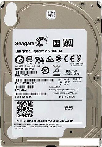 Жесткий диск Seagate Constellation.2 2TB [ST2000NX0253]