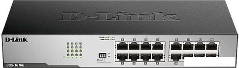 Коммутатор D-Link DGS-1016D/I1A