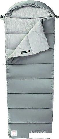 Спальный мешок Naturehike CNK2350WS023 M400 (серый, молния справа)
