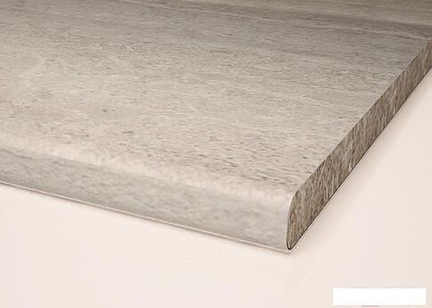 Угловая кухня Интерлиния Мила Gloss 50-12x24 (белый/асфальт глянец)