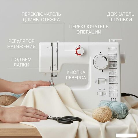 Электромеханическая швейная машина Sundays Home SH-2121