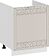 Шкаф напольный Трия Долорес 1Н5М (белый/крем)