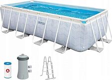 Каркасный бассейн Intex Chevron Prism Frame 26780 (400х200 см) Каркасный бассейн Intex Chevron Prism Frame 26780 (400х200 см)