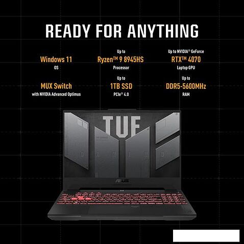 Игровой ноутбук ASUS TUF Gaming A15 2024 FA507UI-HQ059