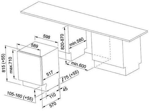 Встраиваемая посудомоечная машина Franke FDW 612 E6P A++