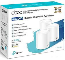 Wi-Fi система TP-Link Deco X60 V3 (3 шт.)