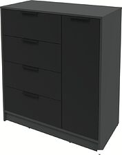 Тумба Интерлиния Концепт КТ-Т90 (черный/антрацит)