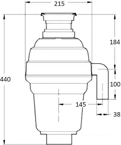 Измельчитель пищевых отходов Bone Crusher BC 1000