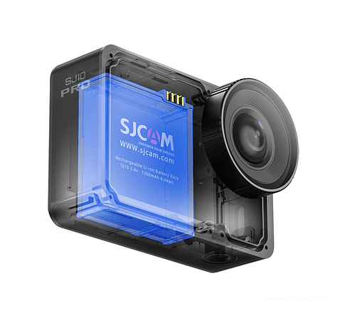 Экшен-камера SJCAM SJ10 Pro Dual Screen (черный)
