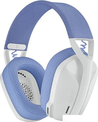 Наушники Logitech G435 Lightspeed (белый/сиреневый)