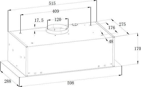 Кухонная вытяжка ZorG Basta 750 60 M (черный)