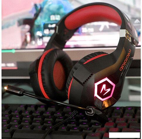 Наушники Microlab G7 (черный/красный)