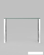 Консольный стол Stool Group Кросс 115x30 (стекло/сталь/серебристый) Консольный стол Stool Group Кросс 115x30 (стекло/сталь/серебристый)
